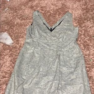 Silver V-neck
